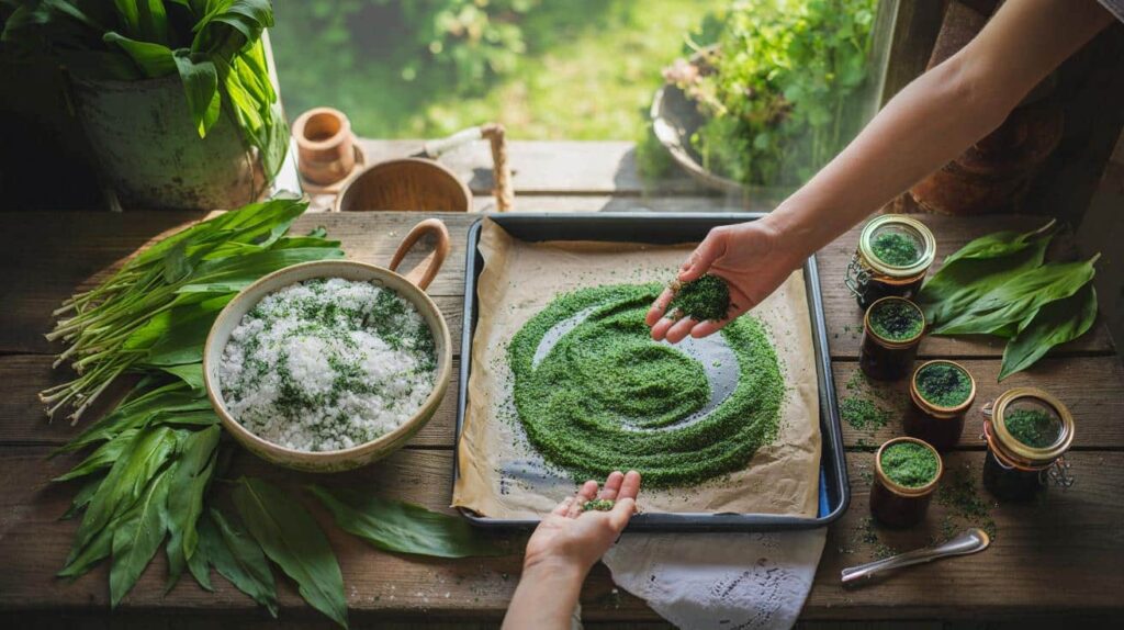 Bärlauch haltbar machen