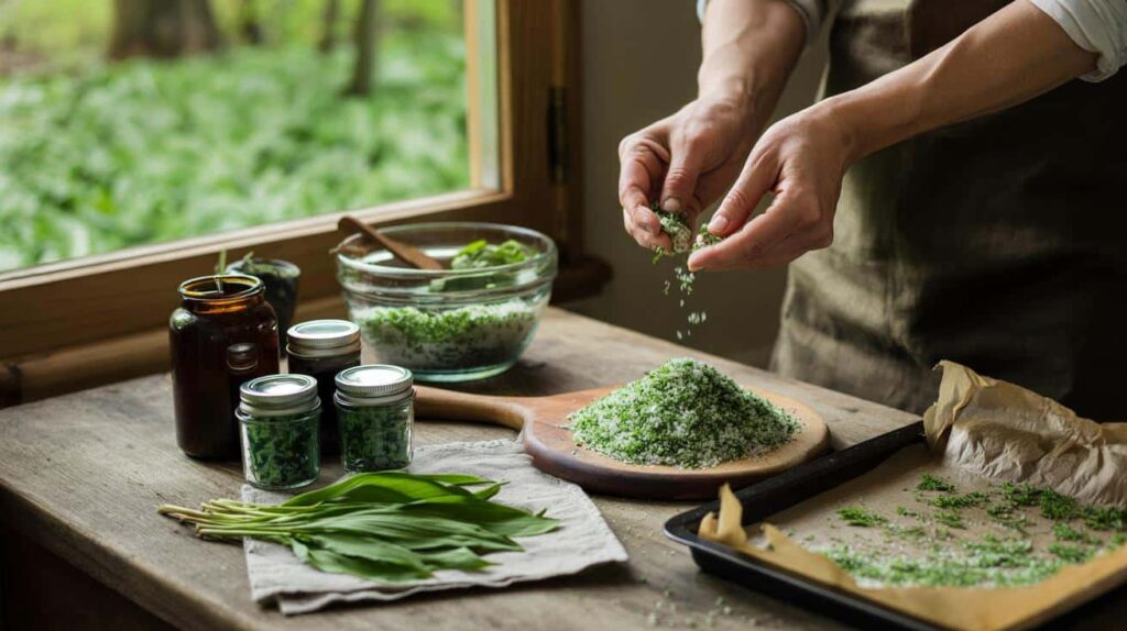 Bärlauch haltbar machen: