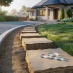 Geniale Heimwerker-Methode: Mit Betonsäcken gelingt eine perfekte Einfahrtkante einfacher als gedacht zuhause