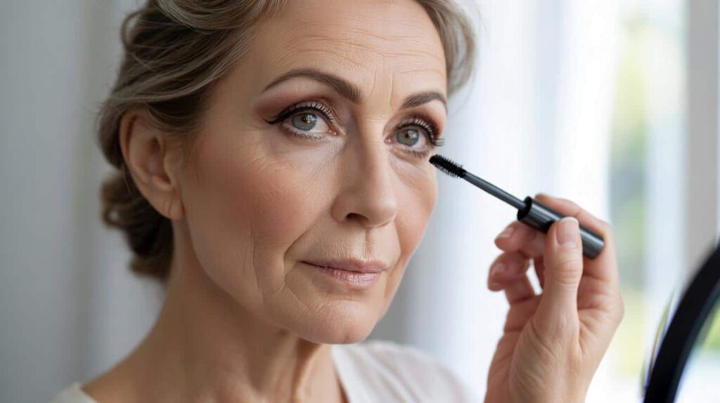 Schlupflider ab 50: Mit diesen 4 Schminktricks wirkt der Blick sofort wacher