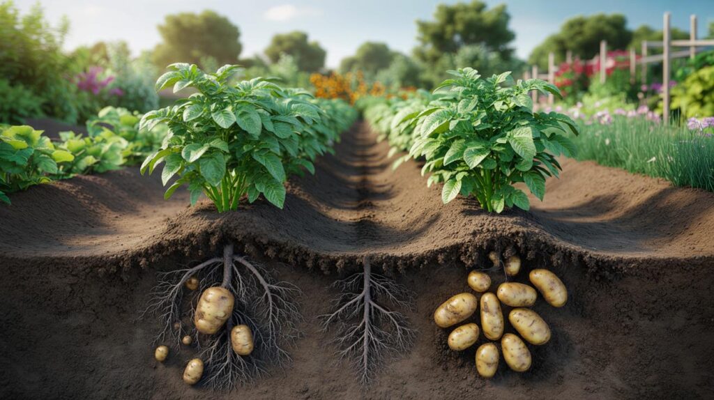 So tief müssen Kartoffeln