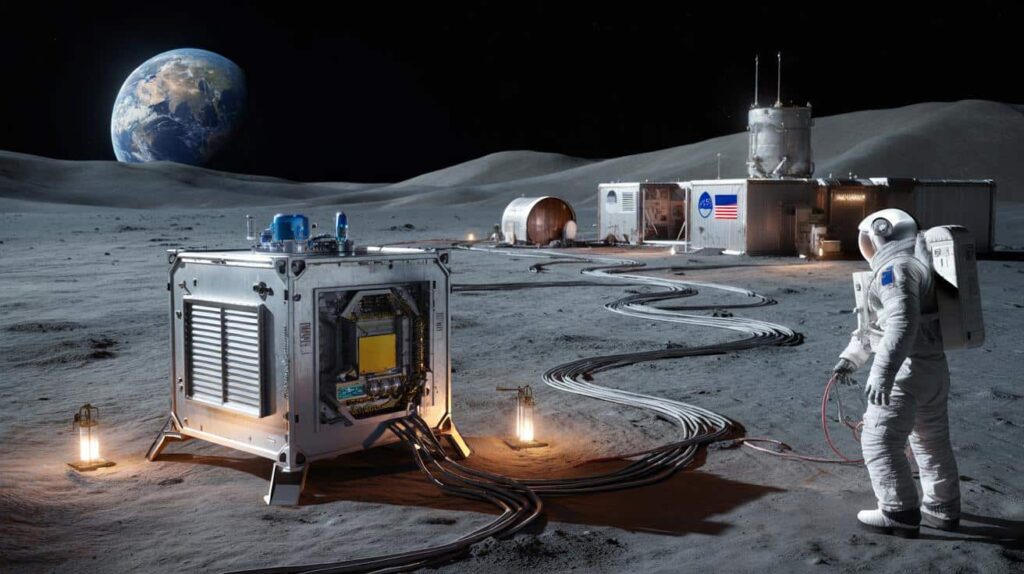 USA planen Atomreaktor auf dem Mond