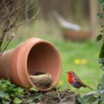 Warum ein einfacher Tontopf dem Nistkasten für Rotkehlchen überlegen ist