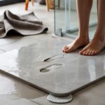 Weg mit dem Stoffvorleger: Warum jetzt alle auf Stein-Badematten setzen